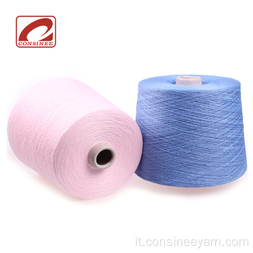 Stock di cotone 90 e 10 filati di cashmere